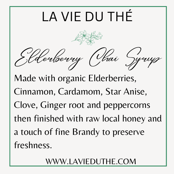 Elderberry Chai Syrup